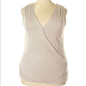 Sleeveless Wrap Shirt